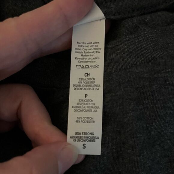 Women's Dark Gray Hamilton Graphic Short Sleeve Tee Size Small - Picture 4 of 6